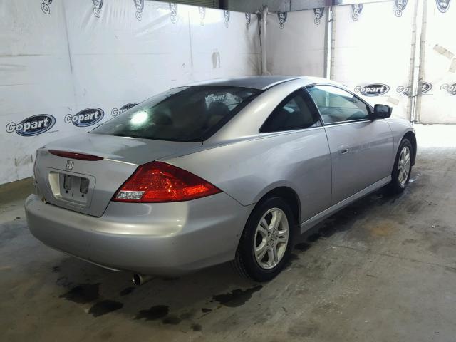 1HGCM72727A003301 - 2007 HONDA ACCORD EX SILVER photo 4