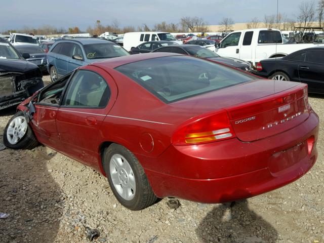 2B3HD46RX3H522785 - 2003 DODGE INTREPID S 勃艮第红 照片 3