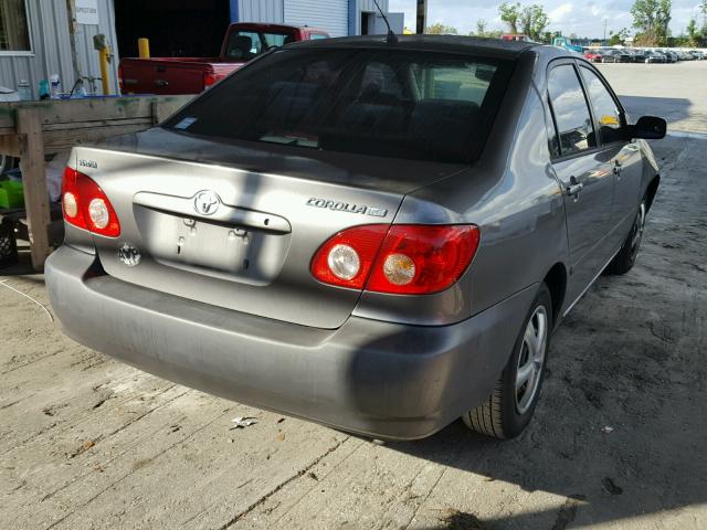 1NXBR32EX7Z920628 - 2007 TOYOTA COROLLA CE GRAY photo 4