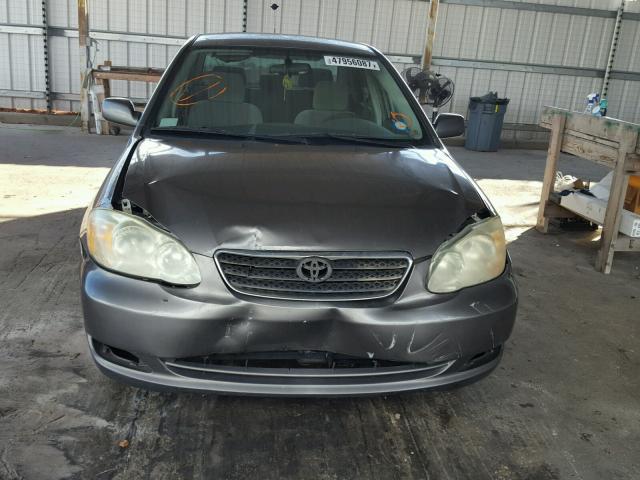 1NXBR32EX7Z920628 - 2007 TOYOTA COROLLA CE GRAY photo 9