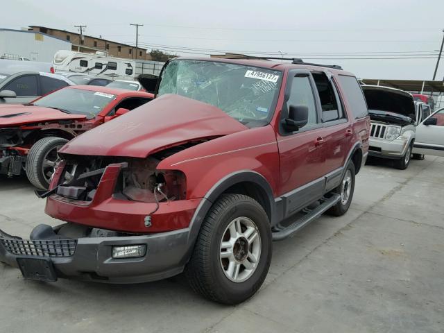 1FMRU15W04LA23177 - 2004 FORD EXPEDITION RED photo 2