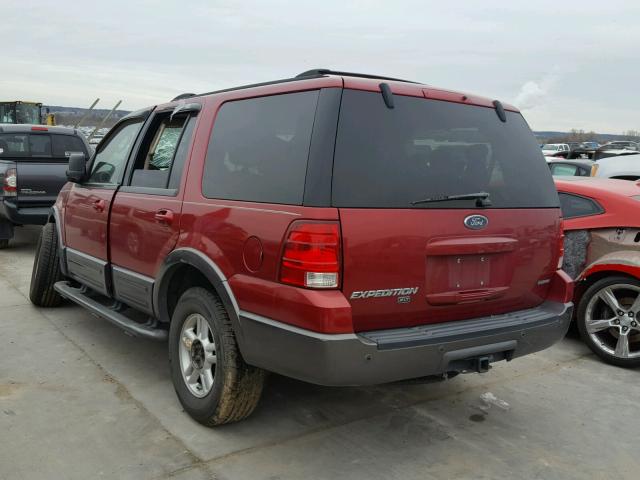 1FMRU15W04LA23177 - 2004 FORD EXPEDITION RED photo 3