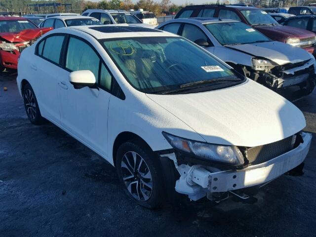 19XFB2F84FE109445 - 2015 HONDA CIVIC EX WHITE photo 1