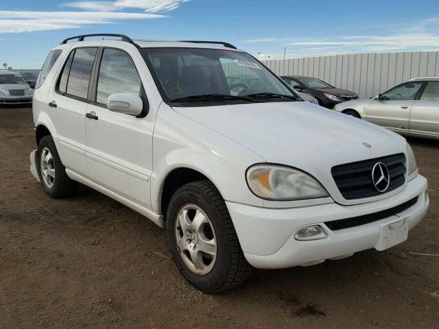 4JGAB57E73A413119 - 2003 MERCEDES-BENZ ML 350 WHITE photo 1