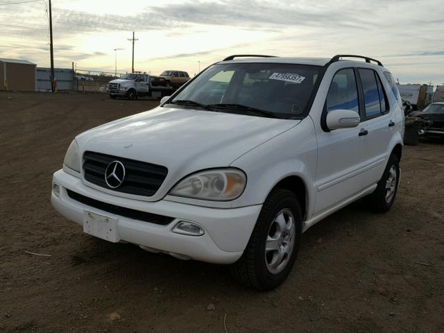 4JGAB57E73A413119 - 2003 MERCEDES-BENZ ML 350 WHITE photo 2