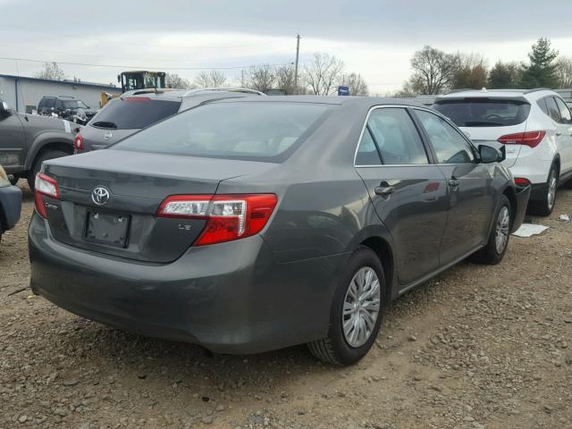 4T1BF1FKXEU782664 - 2014 TOYOTA CAMRY L GREEN photo 4