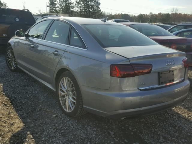 WAUFGAFC2GN003814 - 2016 AUDI A6 PREMIUM GRAY photo 3