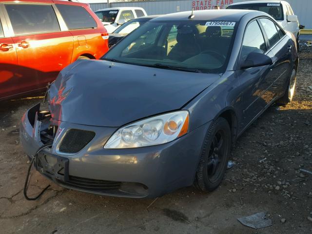 1G2ZG57B984197430 - 2008 PONTIAC G6 BASE GRAY photo 2