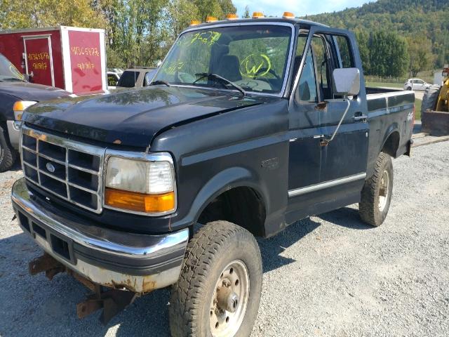 1FTHF36F4VED09088 - 1997 FORD F350 BLACK photo 2