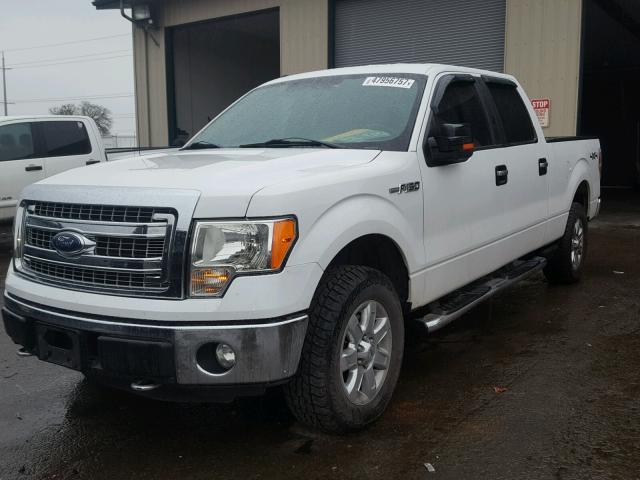 1FTFW1EF4DKF53286 - 2013 FORD F150 SUPER WHITE photo 2