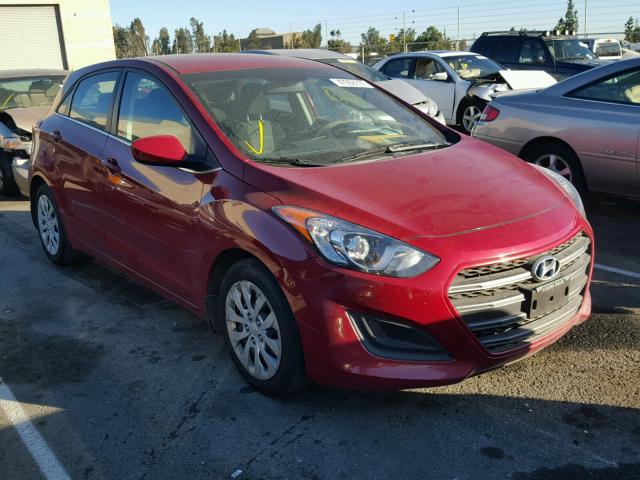 KMHD35LH3GU302064 - 2016 HYUNDAI ELANTRA GT RED photo 1