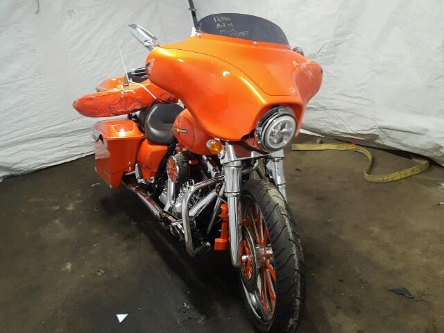 1HD1KBM11CB633787 - 2012 HARLEY-DAVIDSON FLHX STREE ORANGE photo 1