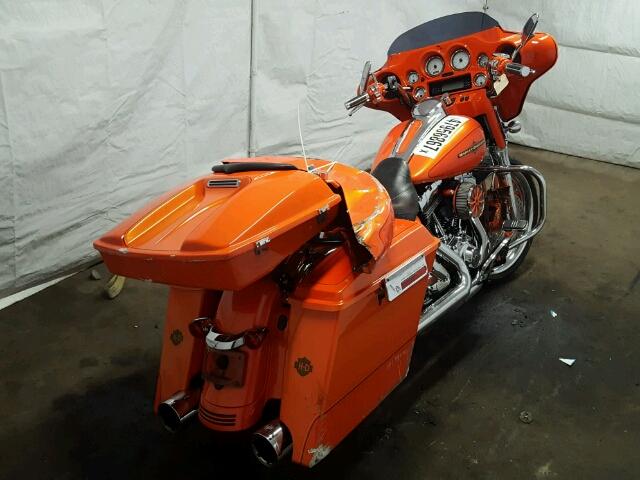 1HD1KBM11CB633787 - 2012 HARLEY-DAVIDSON FLHX STREE ORANGE photo 4