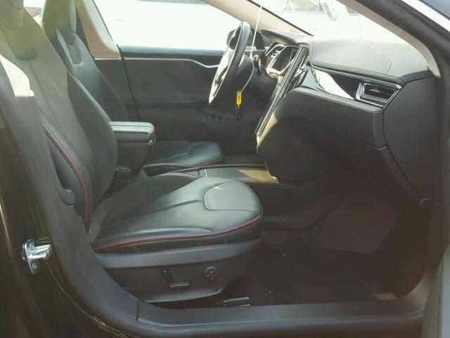 5YJSA1CP7CFP01497 - 2012 TESLA MODEL S Սև լուսանկար 5