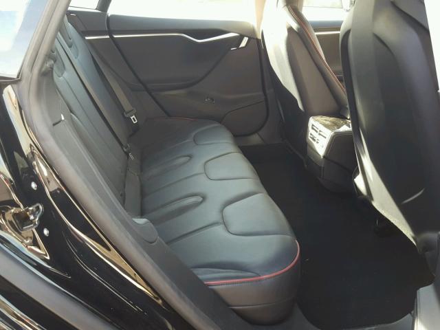 5YJSA1CP7CFP01497 - 2012 TESLA MODEL S Սև լուսանկար 6