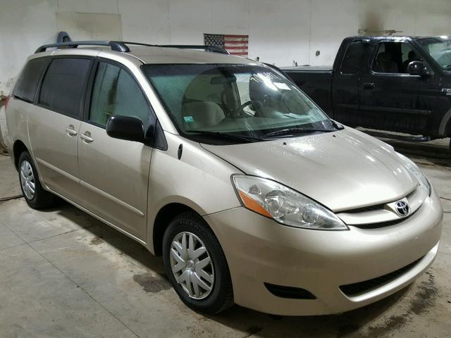 5TDZK23C49S256560 - 2009 TOYOTA SIENNA CE TAN photo 1