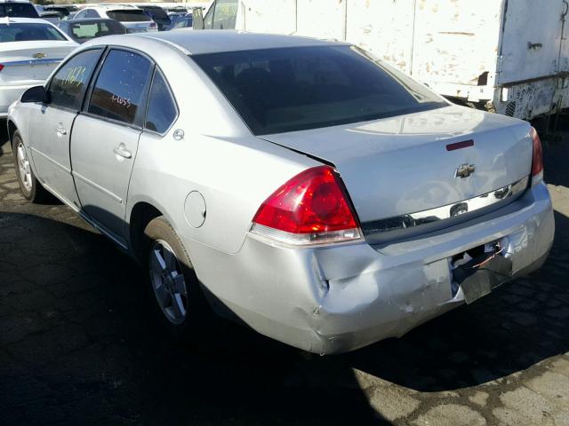 2G1WT55K679104218 - 2007 CHEVROLET IMPALA LT SILVER photo 3