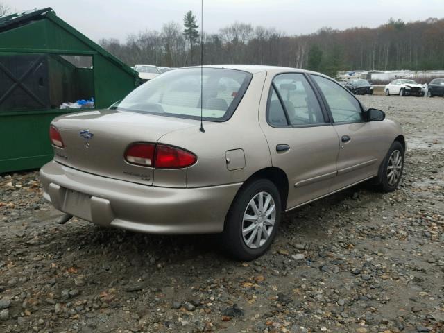 1G1JF52T2V7298906 - 1997 CHEVROLET CAVALIER L TAN photo 4