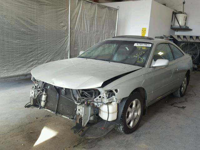 2T1CF22P12C595600 - 2002 TOYOTA CAMRY SOLA SILVER photo 2