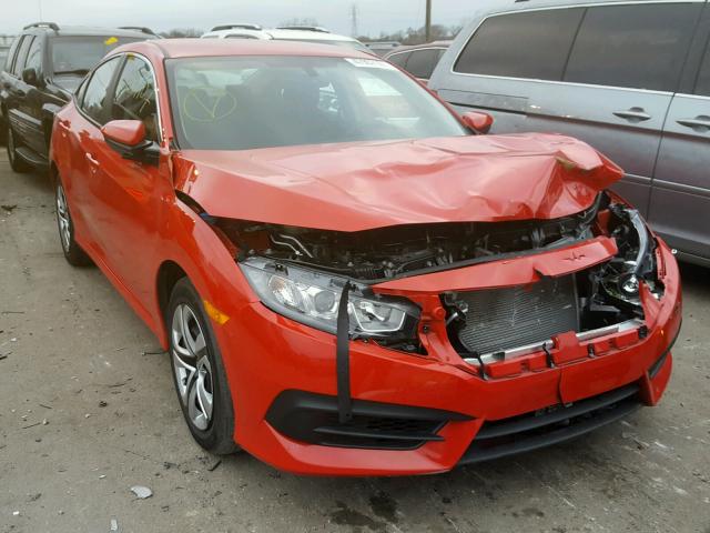 2HGFC2F59HH502241 - 2017 HONDA CIVIC LX RED photo 1