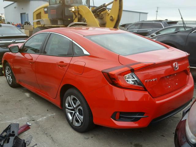 2HGFC2F59HH502241 - 2017 HONDA CIVIC LX RED photo 3