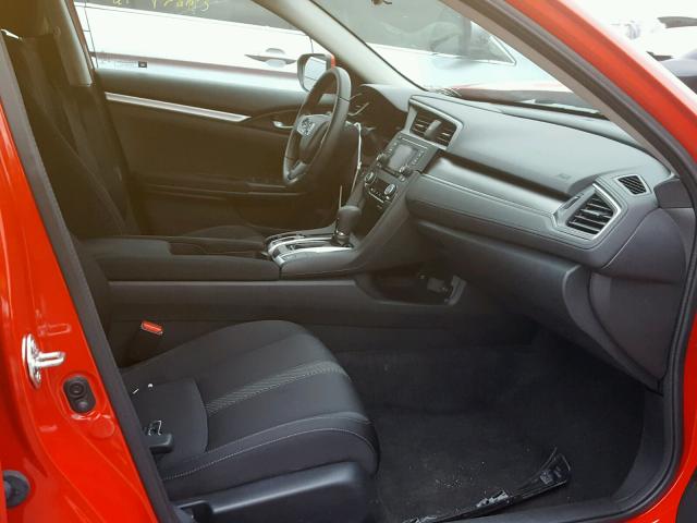 2HGFC2F59HH502241 - 2017 HONDA CIVIC LX RED photo 5