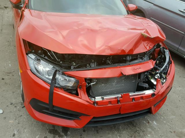 2HGFC2F59HH502241 - 2017 HONDA CIVIC LX RED photo 9