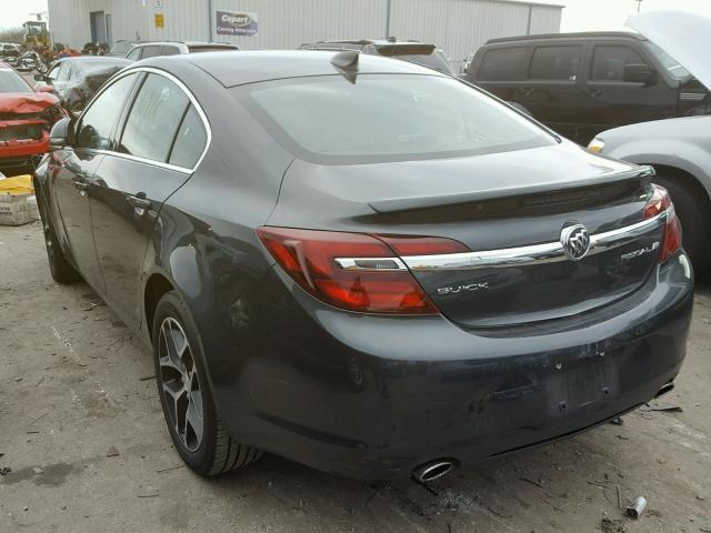 2G4GL5EX2H9174724 - 2017 BUICK REGAL SPOR GRAY photo 3