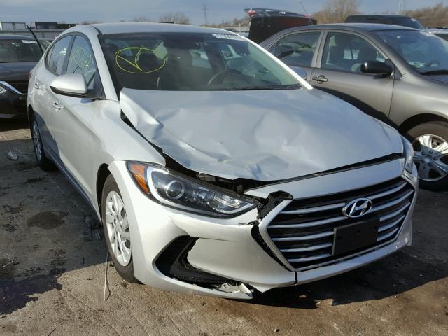 5NPD74LF1HH184223 - 2017 HYUNDAI ELANTRA SE SILVER photo 1