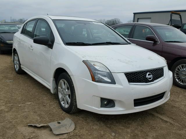 3N1AB6AP4CL609275 - 2012 NISSAN SENTRA 2.0 WHITE photo 1