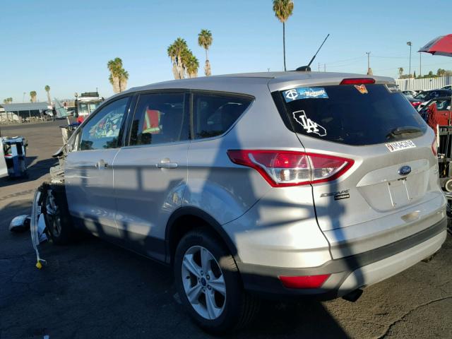 1FMCU0GX3EUD17366 - 2014 FORD ESCAPE SE SILVER photo 3