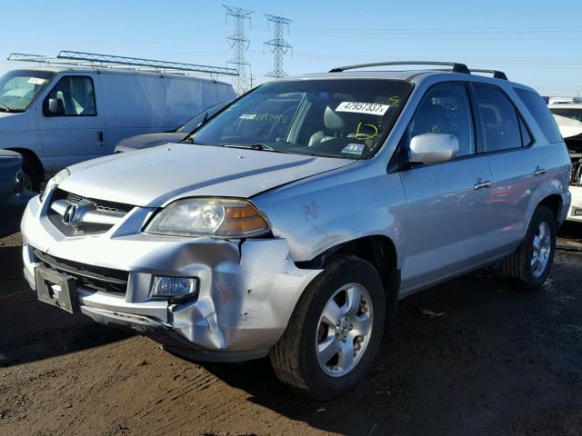 2HNYD18296H508095 - 2006 ACURA MDX SILVER photo 2