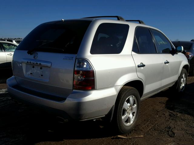 2HNYD18296H508095 - 2006 ACURA MDX SILVER photo 4