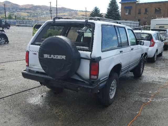 1GNDT13W2P2168601 - 1993 CHEVROLET BLAZER S10 WHITE photo 4