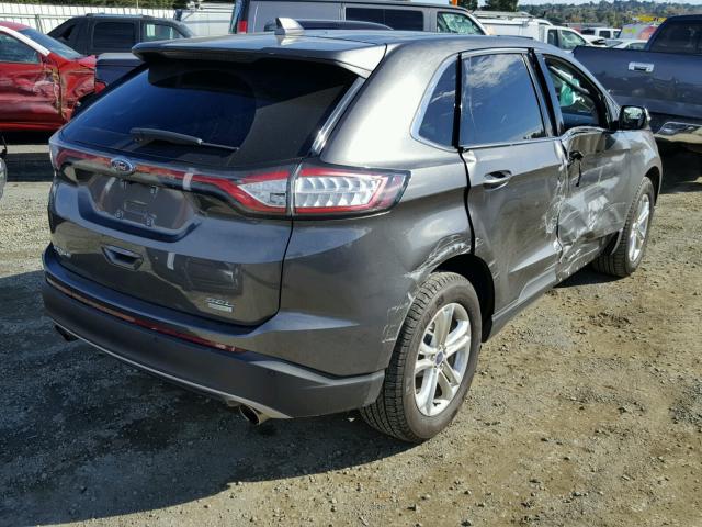 2FMPK3J9XHBB80021 - 2017 FORD EDGE SEL GRAY photo 4