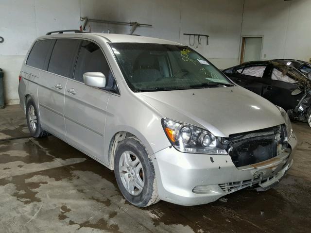 5FNRL38407B108881 - 2007 HONDA ODYSSEY EX SILVER photo 1