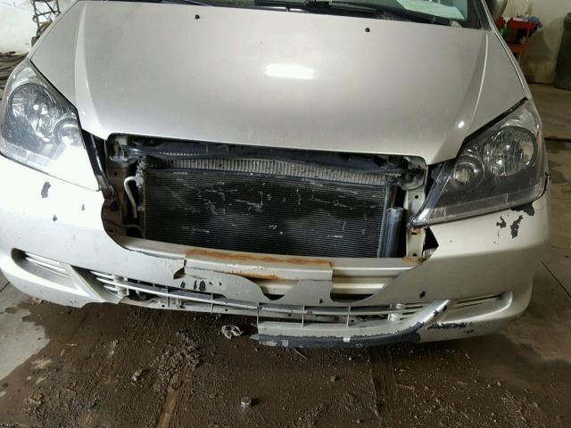 5FNRL38407B108881 - 2007 HONDA ODYSSEY EX SILVER photo 9