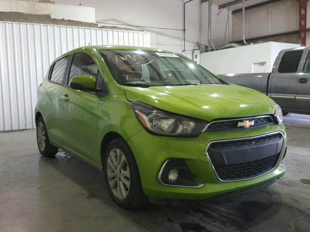 KL8CD6SA9GC611494 - 2016 CHEVROLET SPARK 1LT Зеленый фото 1