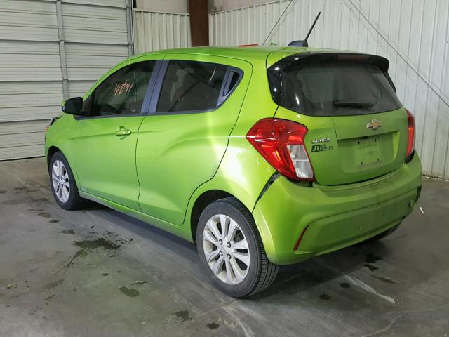 KL8CD6SA9GC611494 - 2016 CHEVROLET SPARK 1LT GREEN photo 3