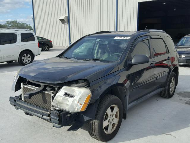 2CNDL23F486037748 - 2008 CHEVROLET EQUINOX LS BLACK photo 2