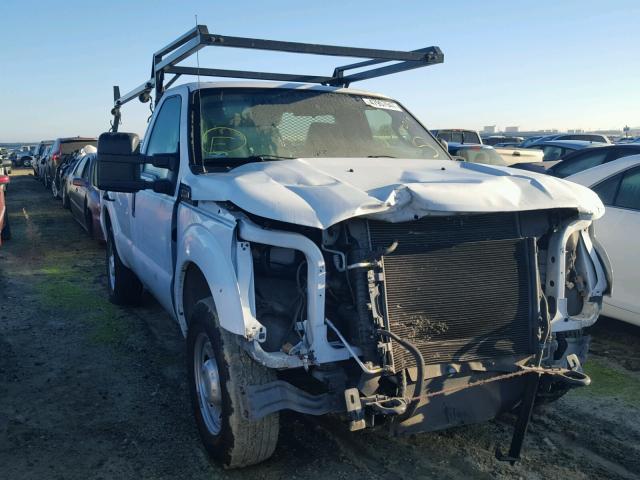 1FTBF3A67DEB19135 - 2013 FORD F350 SUPER WHITE photo 1