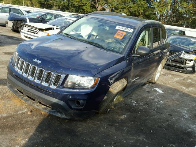 1C4NJCBA4GD569043 - 2016 JEEP COMPASS SP BLUE photo 2