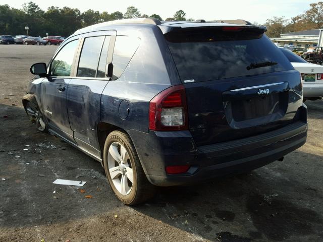 1C4NJCBA4GD569043 - 2016 JEEP COMPASS SP BLUE photo 3