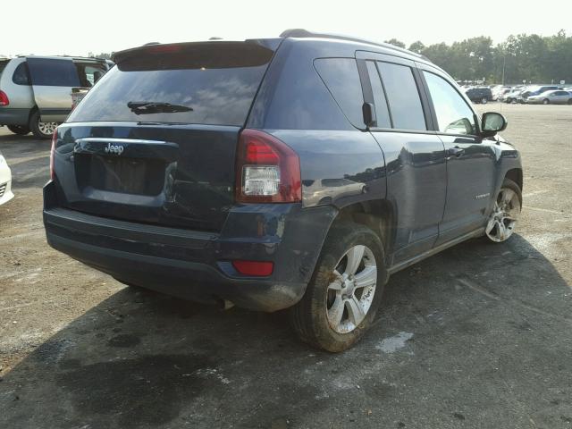 1C4NJCBA4GD569043 - 2016 JEEP COMPASS SP BLUE photo 4