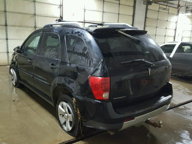 2CKDL73F466031827 - 2006 PONTIAC TORRENT BLACK photo 3