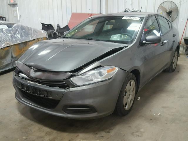 1C3CDFAA8DD332783 - 2013 DODGE DART SE GRAY photo 2