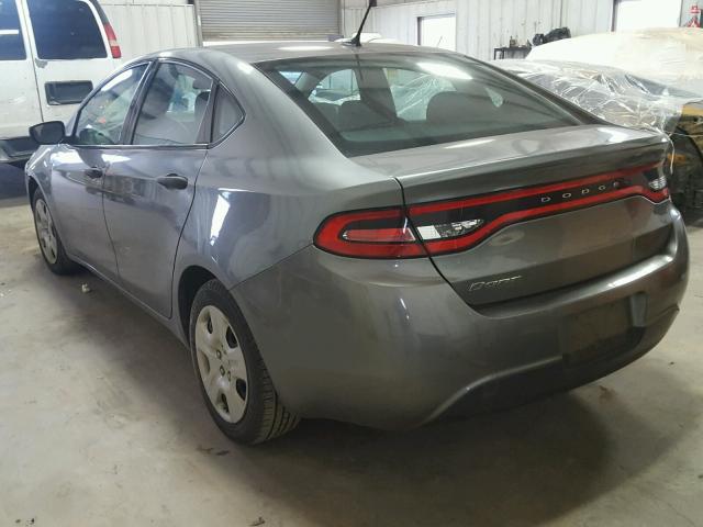 1C3CDFAA8DD332783 - 2013 DODGE DART SE GRAY photo 3