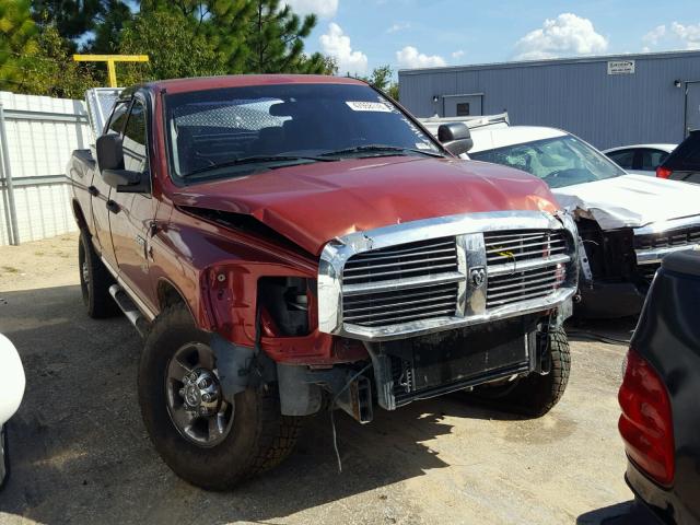 3D3KS28A87G774053 - 2007 DODGE RAM 2500 S წითელი ფოტო 1