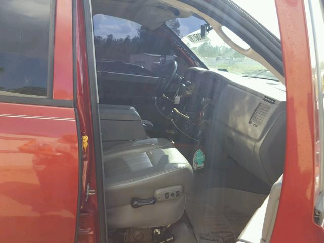 3D3KS28A87G774053 - 2007 DODGE RAM 2500 S წითელი ფოტო 5