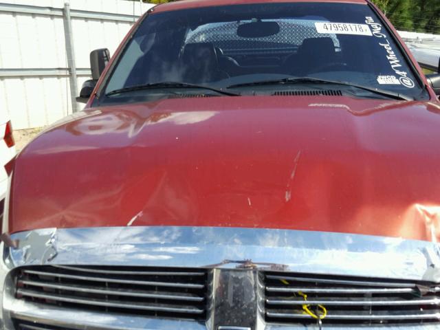 3D3KS28A87G774053 - 2007 DODGE RAM 2500 S წითელი ფოტო 7